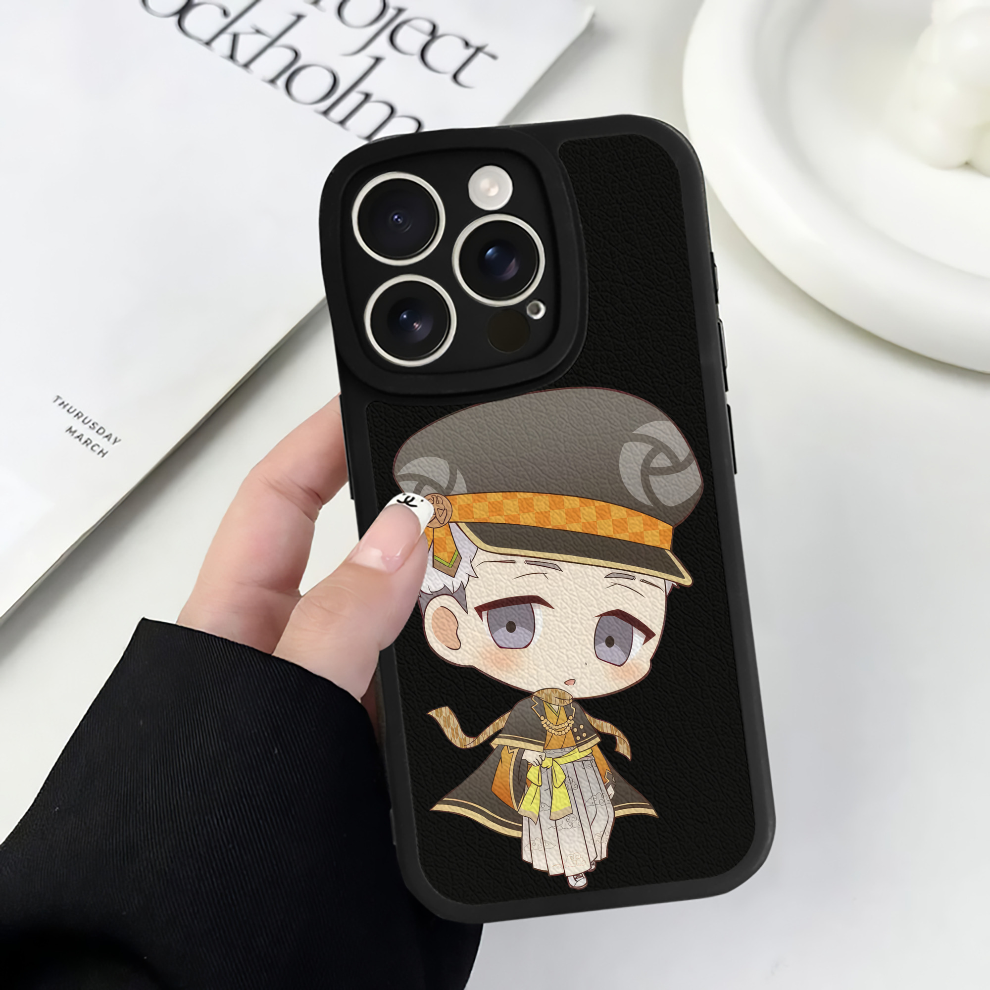 （画像用） 東京リベンジャーズ Tokyo Revengers 【iPhone 16シリーズ対応】シリコンスマホケース（レザー調） 材質：シリコン